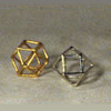 Cube octahedron/Cube octa�dre - Gold/Or